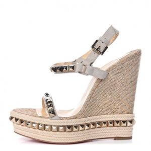 Christian Louboutin Studded Cataclou Wedges 140mm